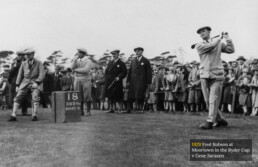 1929: Fred Robson at Moortown in the Ryder Cup v Gene Sarazen