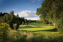 Hole 3 green at Addington Palace Golf Club